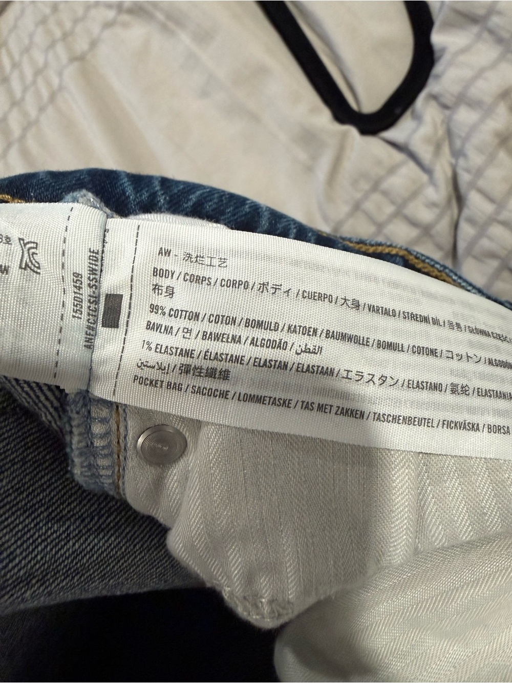 Abercrombie & Fitch The Vintage Straight High Rise Jeans Womens 31 Curve Love 12 - Picture 4 of 5
